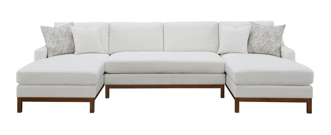 Buy farmhouse furniture Evie - Ivory Large Modern Farmhouse Sofa Couch - Modern Cottage Farmhouse Furniture