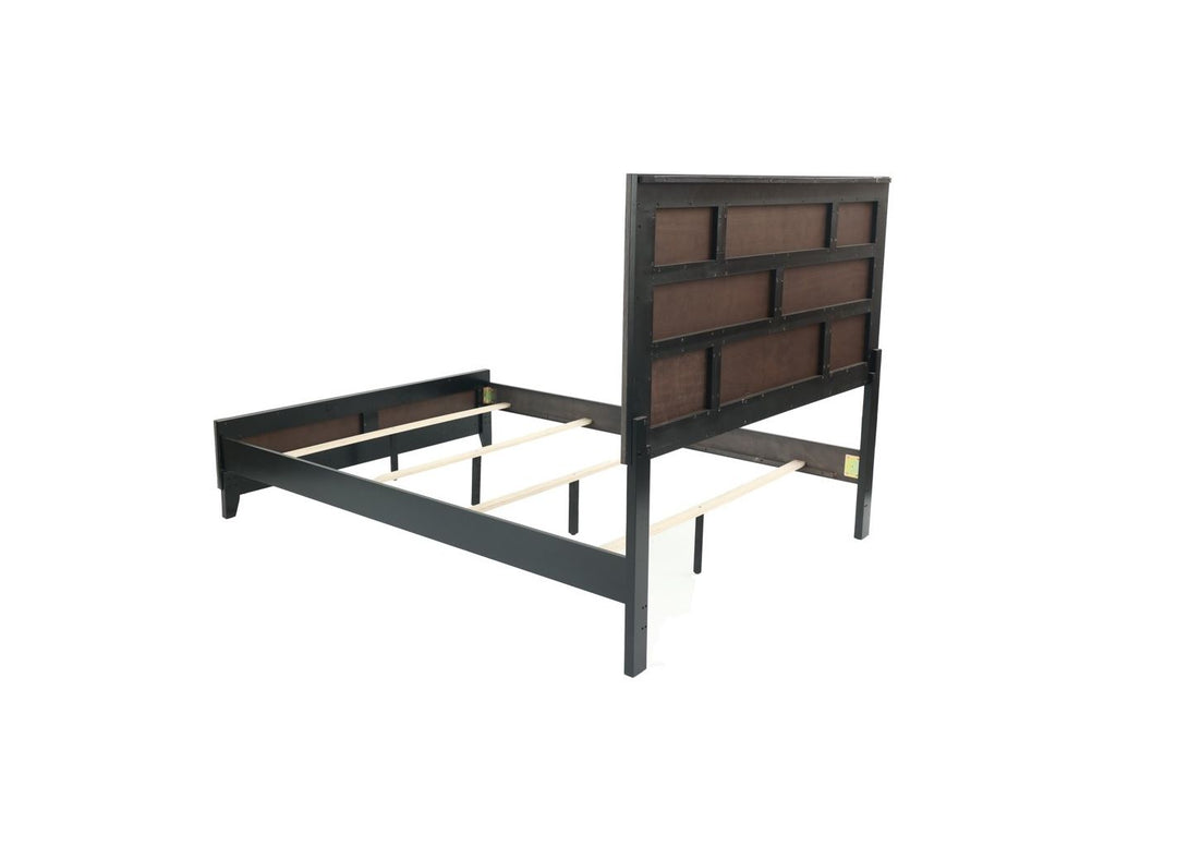 Buy farmhouse furniture Elizabeth | Grey Farmhouse 1pc King Size Bed - Modern Cottage Farmhouse Furniture