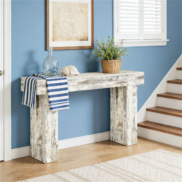 Buy farmhouse furniture Rustic Farmhouse Foyer Table Console - Modern Cottage Farmhouse Furniture