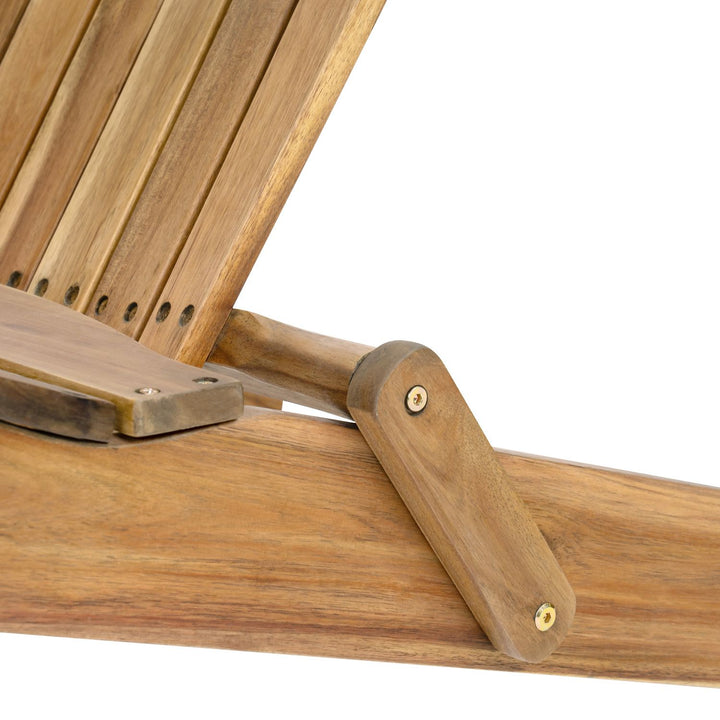Buy farmhouse furniture Teak Wooden Outdoor Folding Adirondack Contemporary Accent Chair - Modern Cottage Farmhouse Furniture