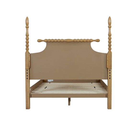Buy farmhouse furniture The Lily Arce | Tradition Real Wood Farmhouse Queen Bed Frame - Modern Cottage Farmhouse Furniture