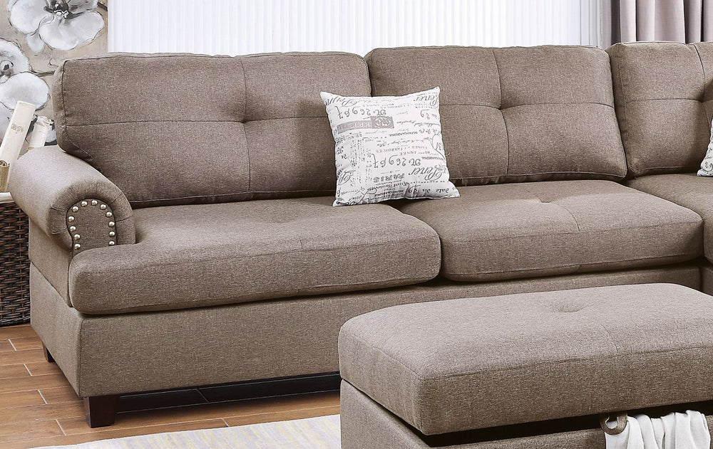 Buy farmhouse furniture Contemporary Farmhouse 3-pcs Sofa Sectional Couch - Modern Cottage Farmhouse Furniture