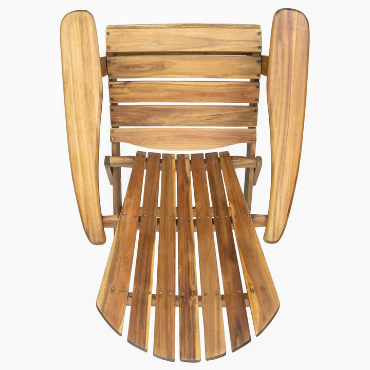 Buy farmhouse furniture Teak Wooden Outdoor Folding Adirondack Contemporary Accent Chair - Modern Cottage Farmhouse Furniture