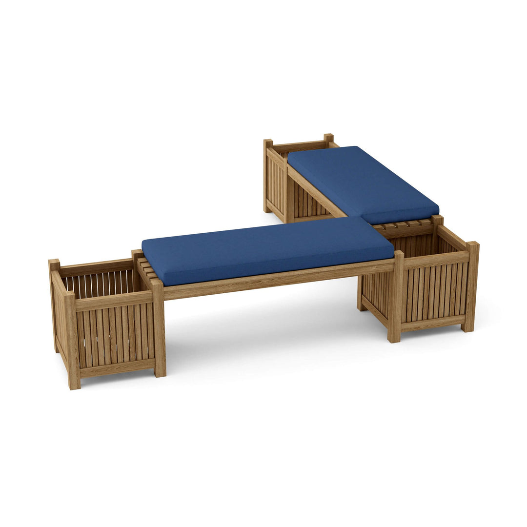Buy farmhouse furniture Autumn Amber Acres | Round Real Wood Farmhouse Planter Bench - Modern Cottage Farmhouse Furniture