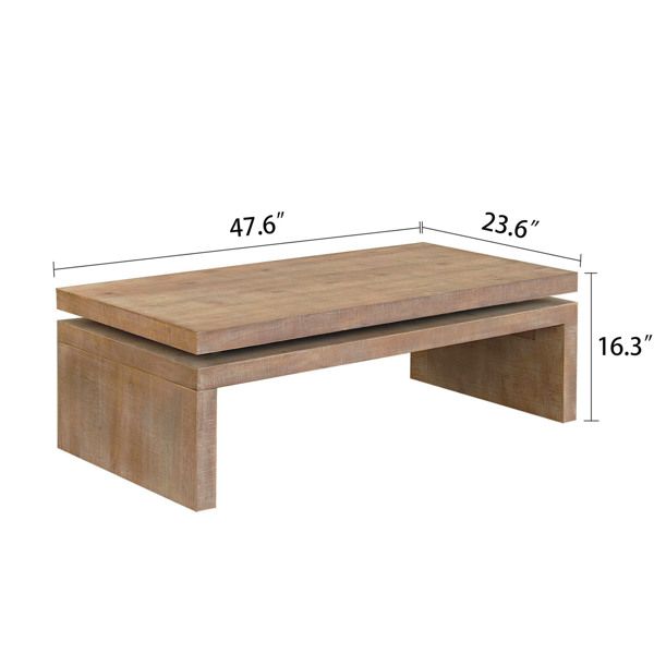 Buy farmhouse furniture Modern Rustic Wood Farmhouse Cottage Coffee Table - Modern Cottage Farmhouse Furniture