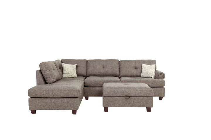 Buy farmhouse furniture Contemporary Farmhouse 3-pcs Sofa Sectional Couch - Modern Cottage Farmhouse Furniture