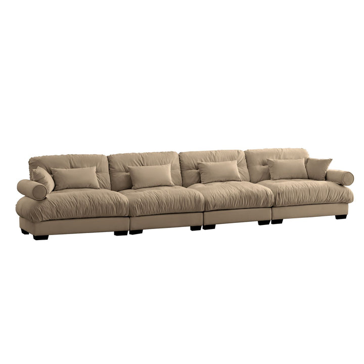 Buy farmhouse furniture Bone &amp; Beam • Brown Beige Modern Cottage American Farmhouse Style Sofa Couch - Modern Cottage Farmhouse Furniture