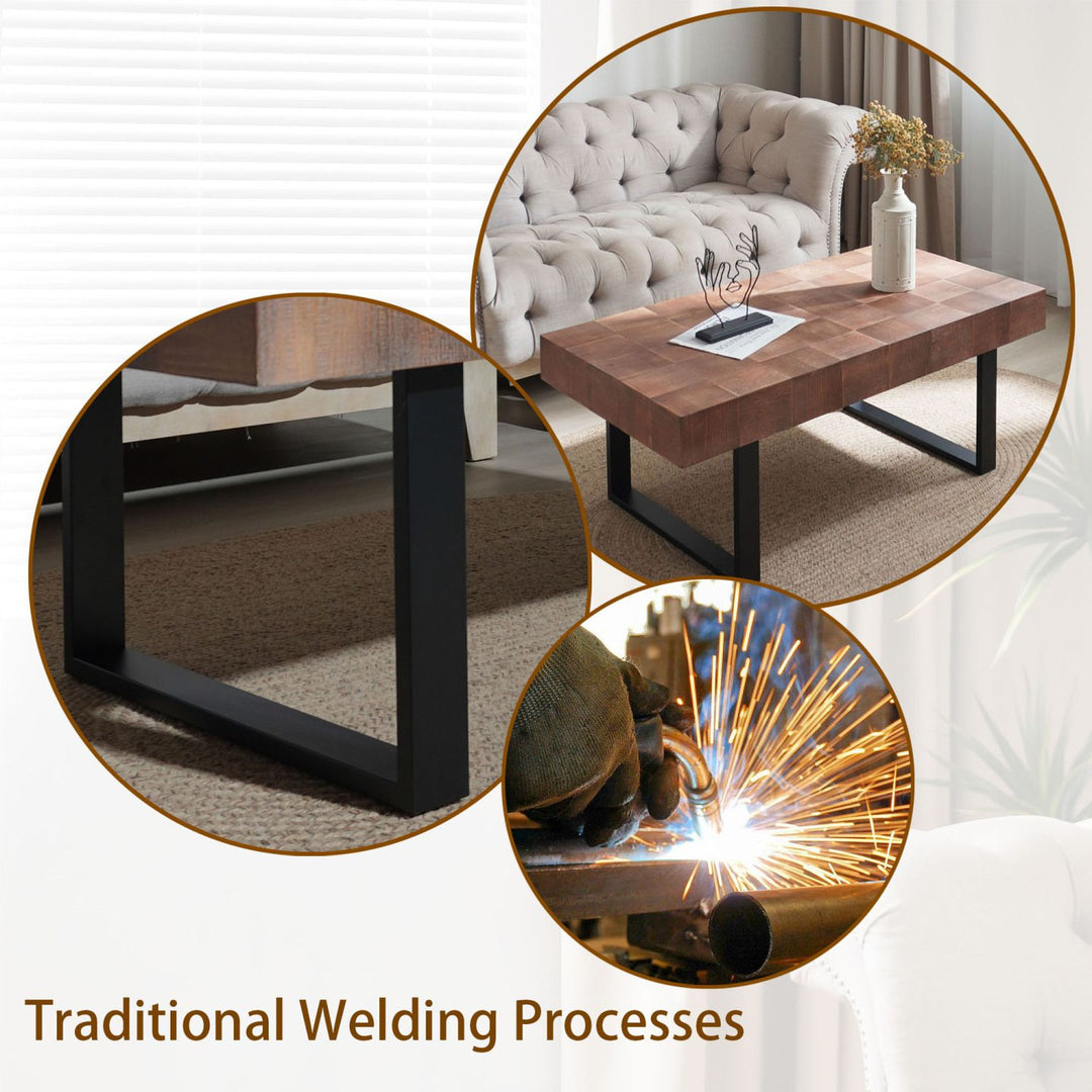 Buy farmhouse furniture Best Handcrafted Rustic Farmhouse Wood Coffee Table | Cottage Farmhouse Living Room - Modern Cottage Farmhouse Furniture