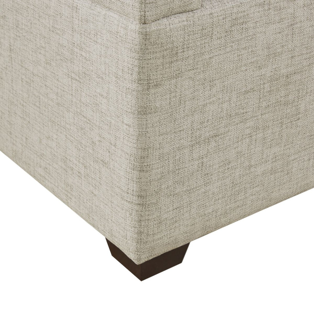 Buy farmhouse furniture Cream Off White Farmhouse Modular Armless Chair - Modern Cottage Farmhouse Furniture