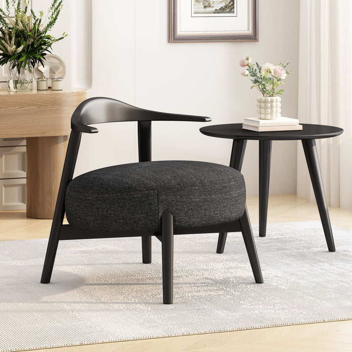 Buy farmhouse furniture Modern Dark Gray Contemporary Accent Chair - Modern Cottage Farmhouse Furniture