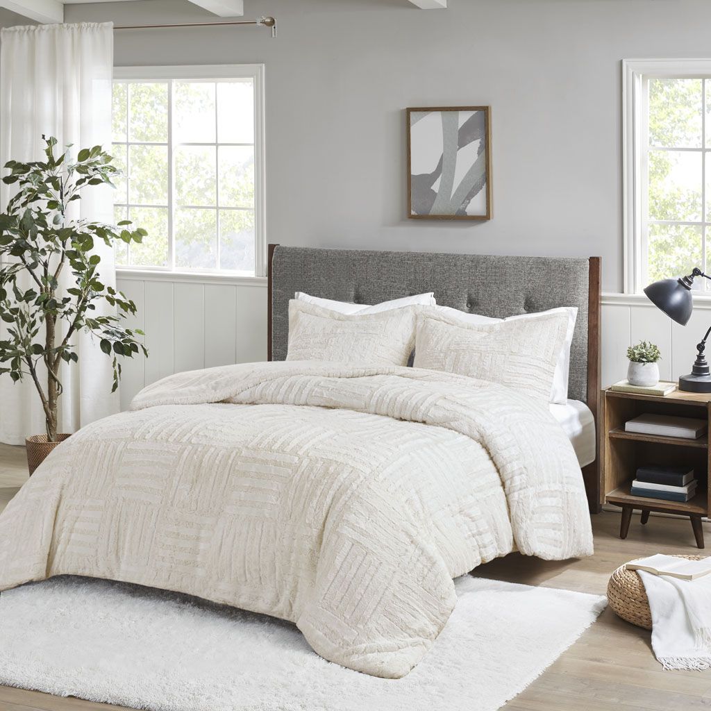 Buy farmhouse furniture Artisan Blooms Modern Farmhouse Duvet Comforter Mini Set - Twin - Modern Cottage Farmhouse Furniture