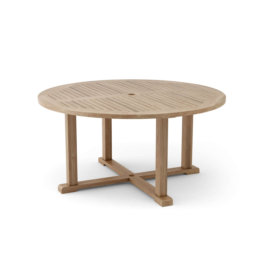 Buy farmhouse furniture Autumn Amber Acres | Round Real Wood Farmhouse Dining Table - Modern Cottage Farmhouse Furniture