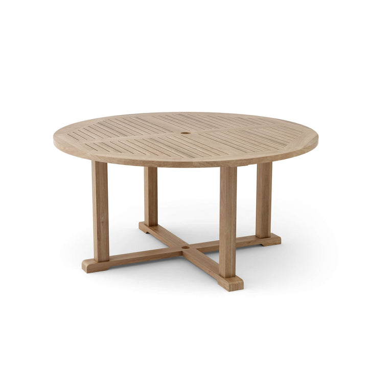 Buy farmhouse furniture Autumn Amber Acres | Round Real Wood Farmhouse Dining Table - Modern Cottage Farmhouse Furniture