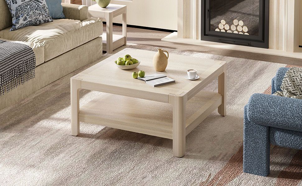 Buy farmhouse furniture Modern Farmhouse Coffee Table with Soft Rounded Profile - Modern Cottage Farmhouse Furniture