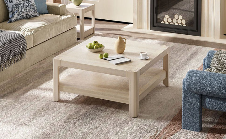 Buy farmhouse furniture Modern Farmhouse Coffee Table with Soft Rounded Profile - Modern Cottage Farmhouse Furniture