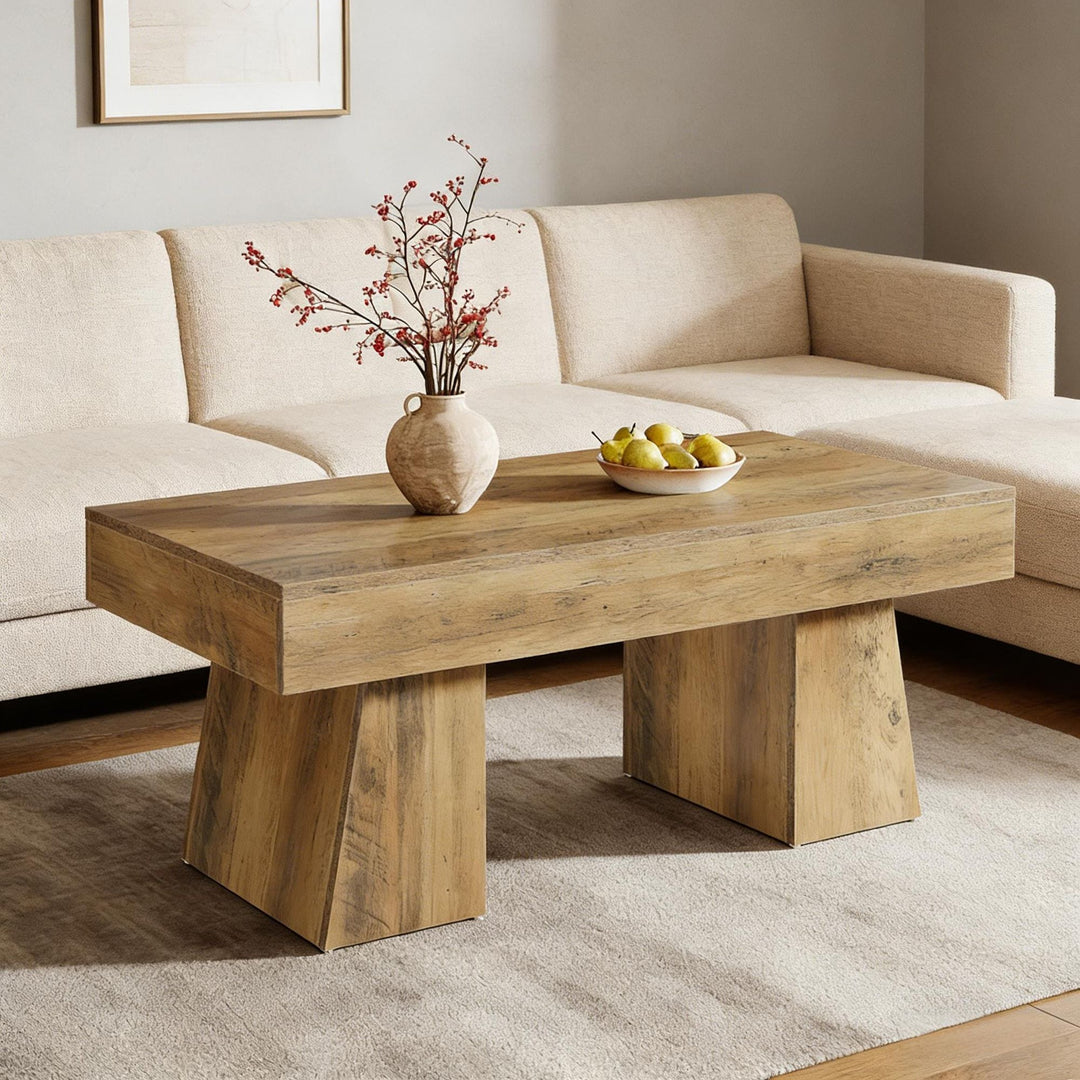 Buy farmhouse furniture Farmhouse Spacious Coffee Table - Modern Cottage Farmhouse Furniture