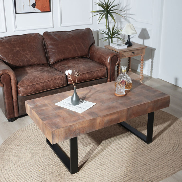 Buy farmhouse furniture Best Handcrafted Rustic Farmhouse Wood Coffee Table | Cottage Farmhouse Living Room - Modern Cottage Farmhouse Furniture