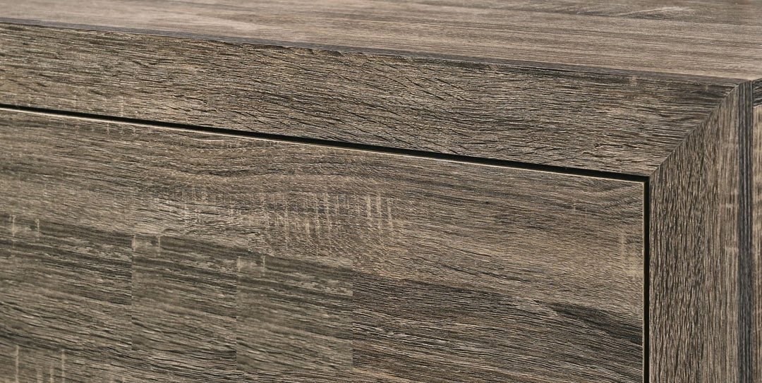 Buy farmhouse furniture Grey Finish Fabric 1pc King Size Panel Bed Beautiful Wooden Bedroom Furniture Contemporary Style - Modern Cottage Farmhouse Furniture