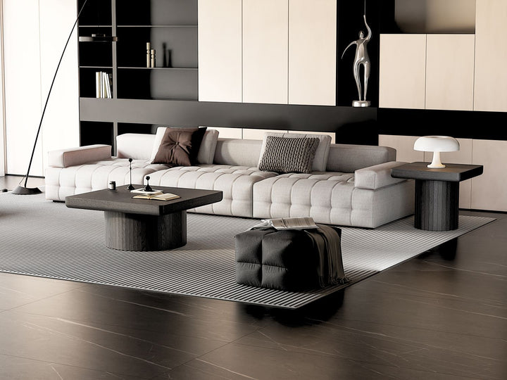 Buy farmhouse furniture Best Farmhouse Coffee Table Set | Wood Nesting Tables for Living Room - Modern Cottage Farmhouse Furniture