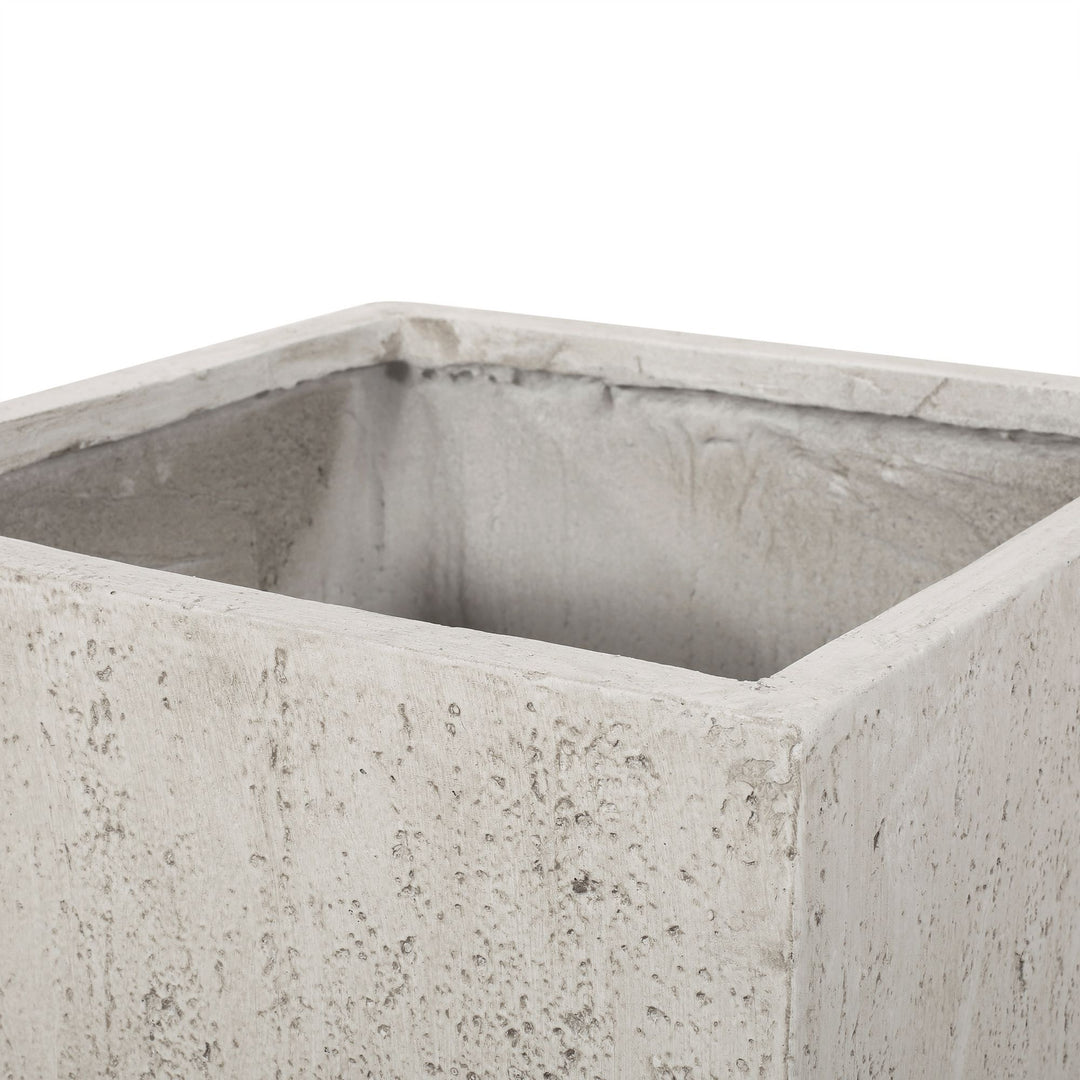 Buy farmhouse furniture Ella Modern Concrete Luxury Mediterranean Contemporary Planter Box - Modern Cottage Farmhouse Furniture