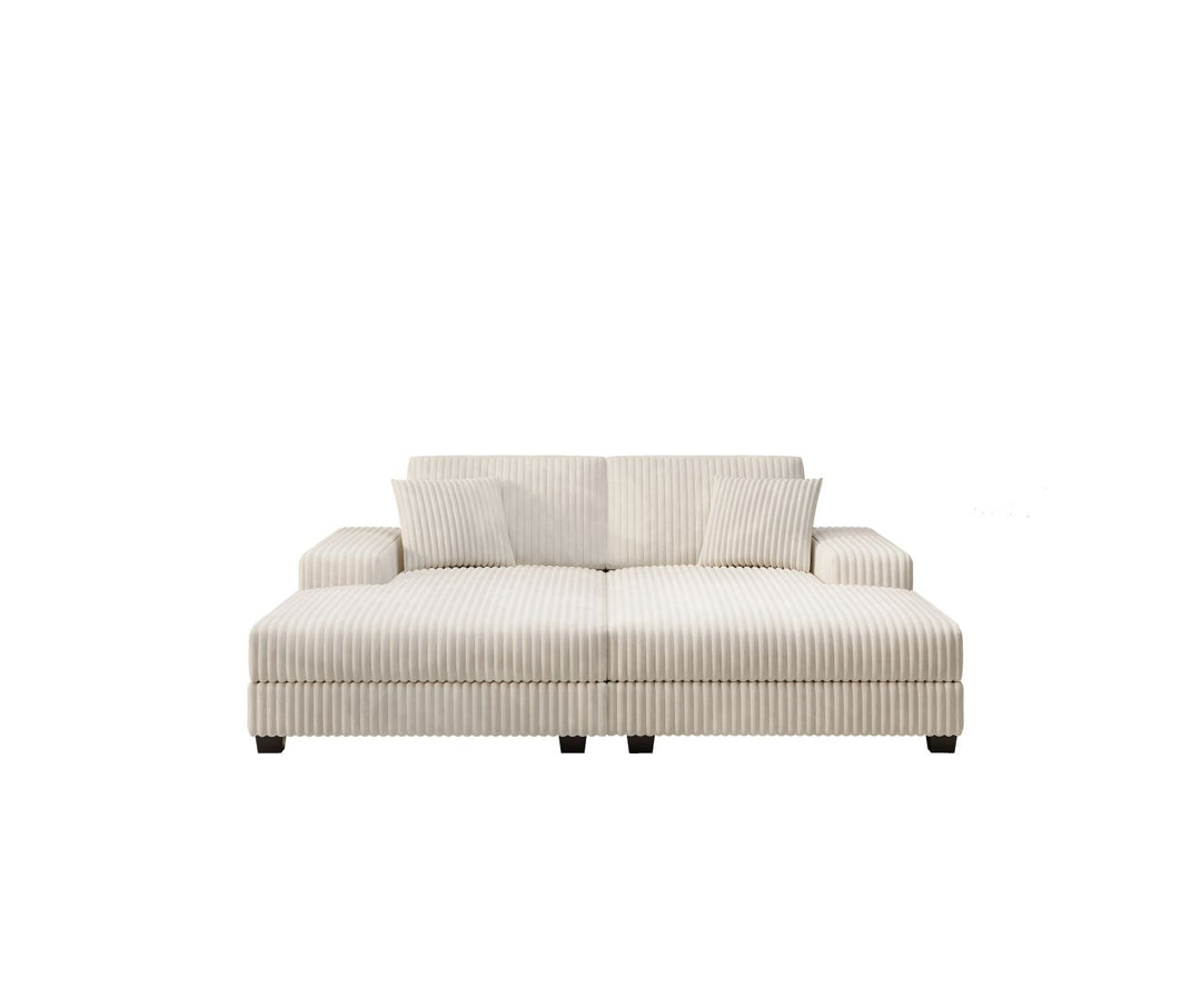 Buy farmhouse furniture The Homestead • Modern Beige Farmhouse Sleeper Convertible sofa - Modern Cottage Farmhouse Furniture