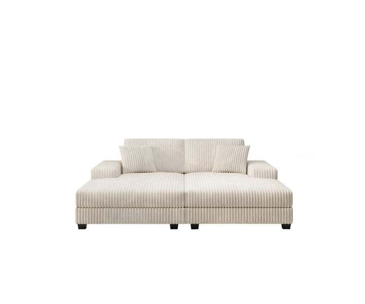 Buy farmhouse furniture The Homestead • Modern Beige Farmhouse Sleeper Convertible sofa - Modern Cottage Farmhouse Furniture