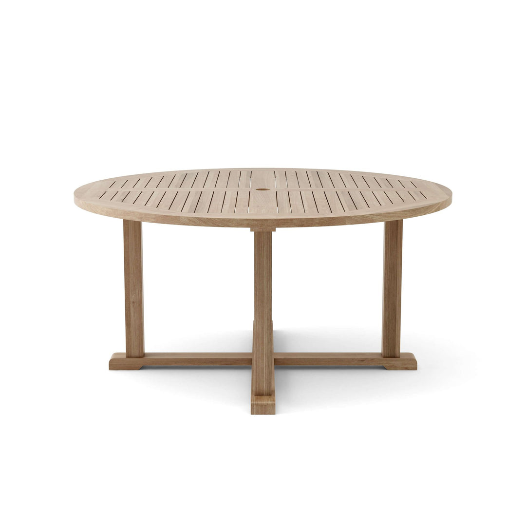 Buy farmhouse furniture Autumn Amber Acres | Round Real Wood Farmhouse Dining Table - Modern Cottage Farmhouse Furniture