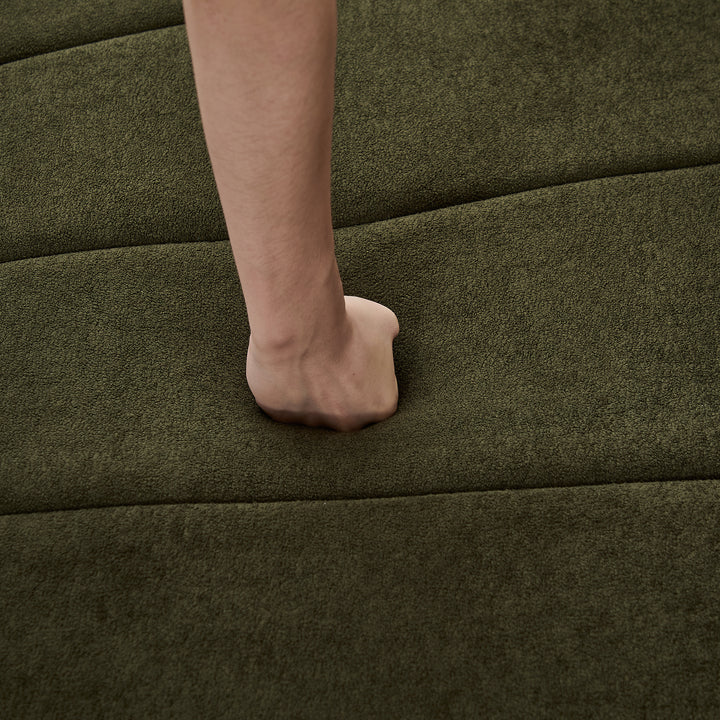 The Valencia Tuscan Mediterranean Olive Green Vista Sofa Sectional (2pc) - Mediterranean Italian Contemporary Home Decor Furniture