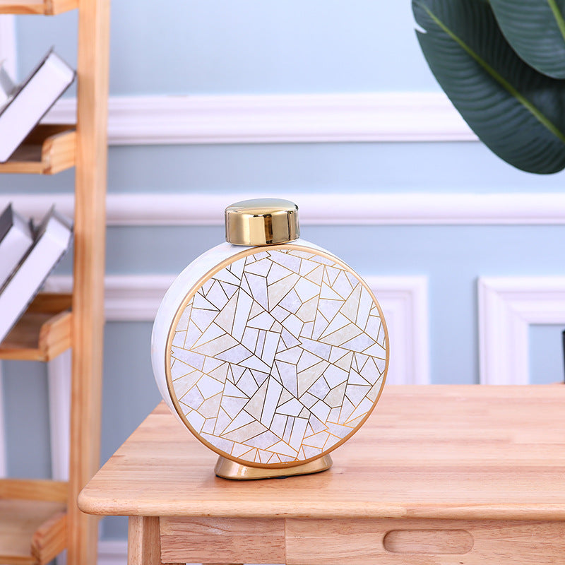 Villapiana Scalo | Mediterranean European-style Luxury Ceramic Vase - Mediterranean Italian Contemporary Home Decor Furniture