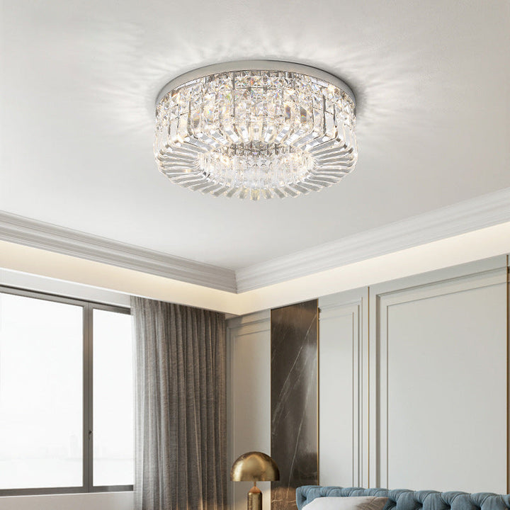 Boho Aesthetic The La Rochelle | Post Modern Luxury Crystal Ceiling Light | Biophilic Design Airbnb Decor Furniture 