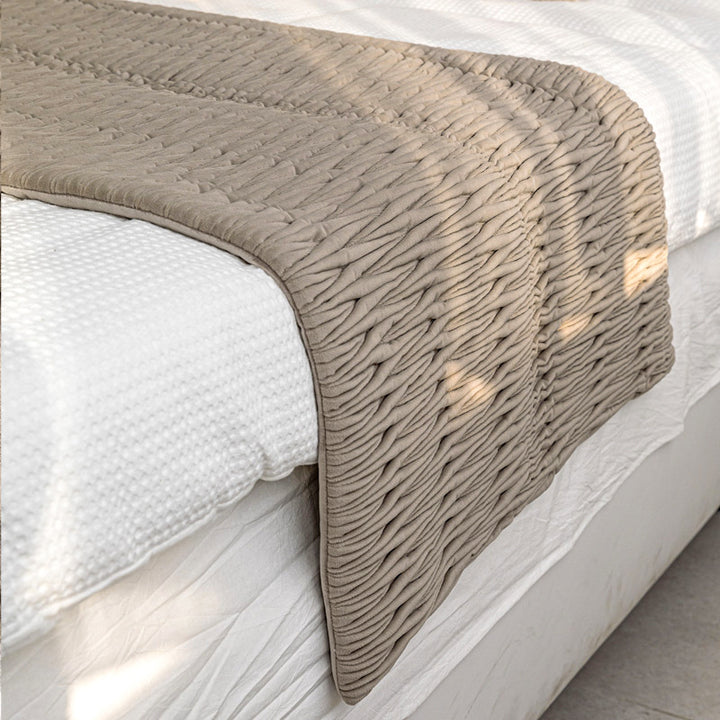 Olive Grove Mediterranean Tuscan Bed Runner - Mediterranean Italian Contemporary Home Decor Furniture