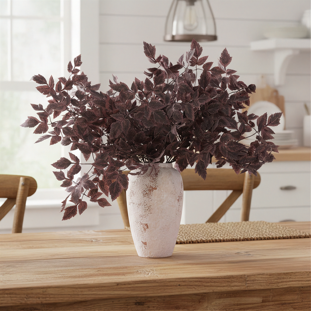 Buy farmhouse furniture Deep Purple Farmhouse Style Artificial Cimicifuga Branch 8-Pack - Modern Cottage Farmhouse Furniture