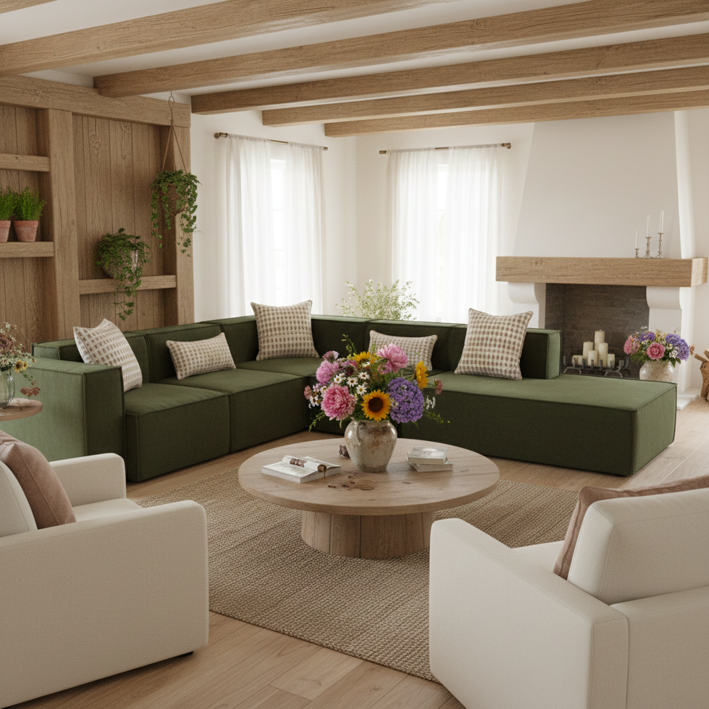 Sage Creek Acres | Modular Farmhouse Sofa Set Cottage Farm house - the farmhouse