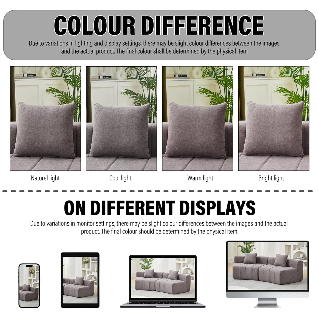 The Valencia Gray Vista Sofa Section Sectional - Mediterranean Italian Contemporary Home Decor Furniture