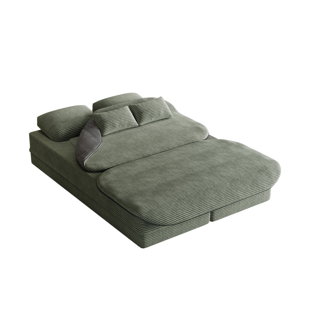 Buy farmhouse furniture Green Modern Minimalist Farmhouse Sleeper Bed - Modern Cottage Farmhouse Furniture