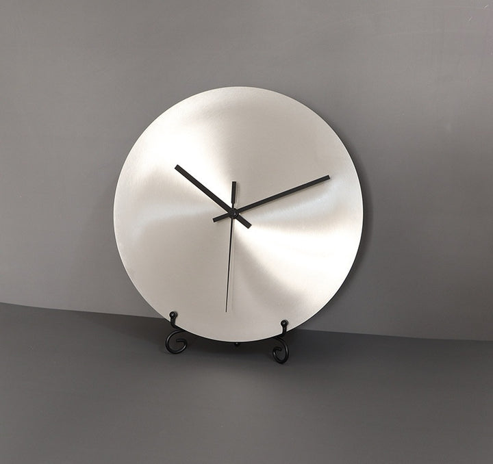 Azzurro | White Mediterranean Steel Luxury Wall Clock - Mediterranean Tuscan Contemporary Home Decor Furniture
