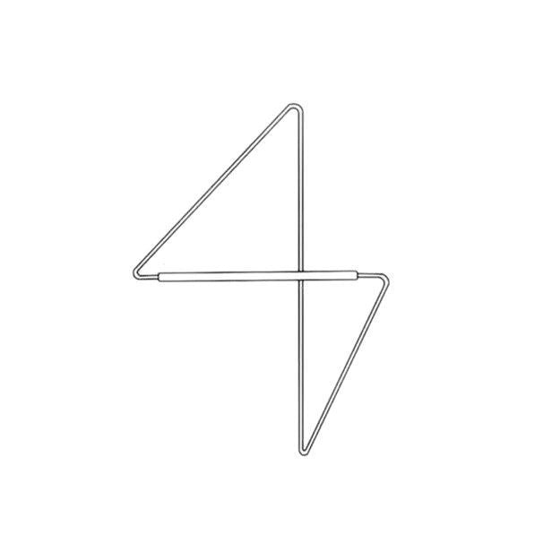 Steel Minimalist Greek Modern Towel Clothes Hanger - Mediterranean Italian Contemporary Home Decor Furniture