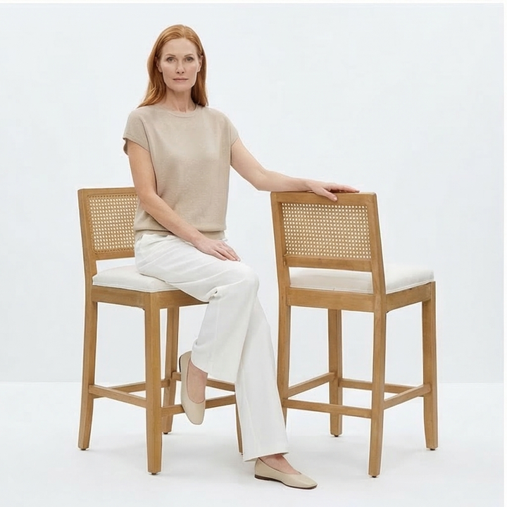 Modern Tuscan Contemporary Accent Chairs (2pc) – European Living Room - Mediterranean Italian Contemporary Home Decor Furniture