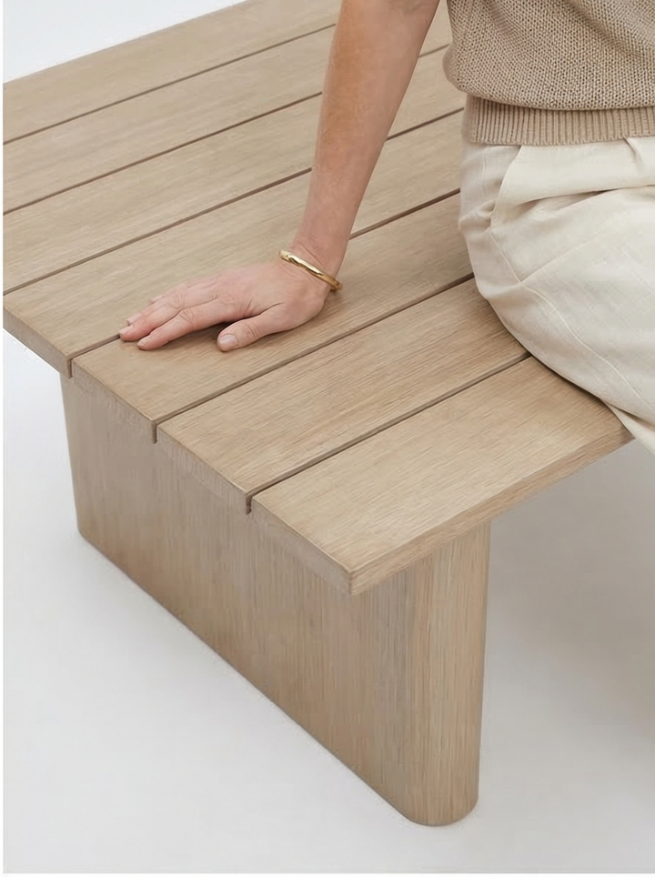 Buy farmhouse furniture Duna Mediterranean Farmhouse Coffee Table Natural - Modern Cottage Farmhouse Furniture