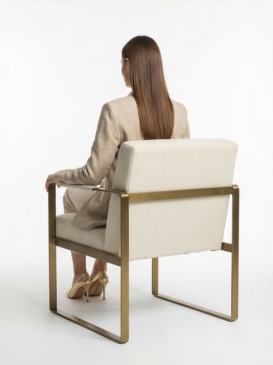 Villa Aurelia Contemporary Accent Chair - Mediterranean Italian Contemporary Home Decor Furniture