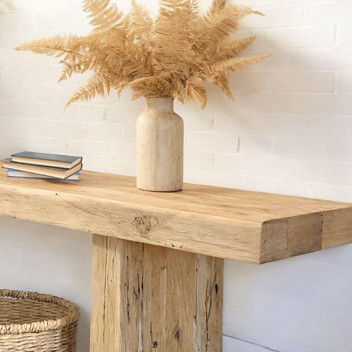Buy farmhouse furniture Rustic Mediterranean Farmhouse Wooden Foyer Console Table – Custom Farmhouse Style, Live Edge Solid Wood Entryway, Hallway Dresser - Modern Cottage Farmhouse Furniture