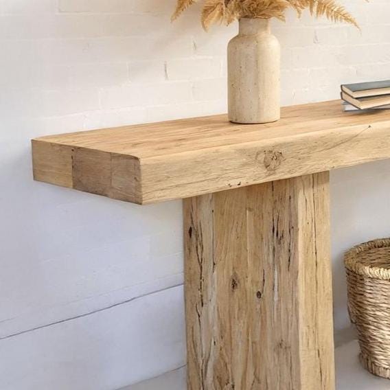 Buy farmhouse furniture Rustic Mediterranean Farmhouse Wooden Foyer Console Table – Custom Farmhouse Style, Live Edge Solid Wood Entryway, Hallway Dresser - Modern Cottage Farmhouse Furniture