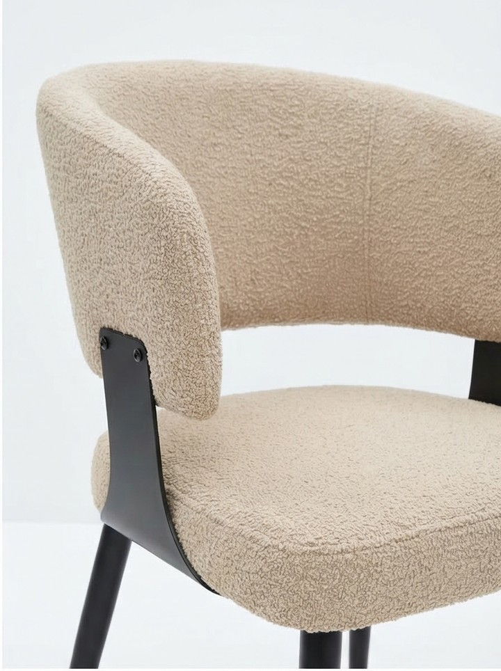 Brown Beige Leather Contemporary Modern Contemporary Chairs - Mediterranean Italian Contemporary Home Decor Furniture