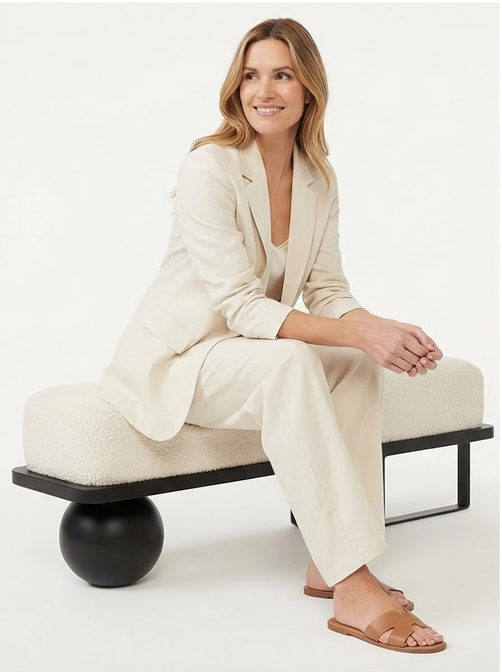 Buy farmhouse furniture Palazzo | Modern Luxury Mediterranean Accent Bench - Modern Cottage Farmhouse Furniture