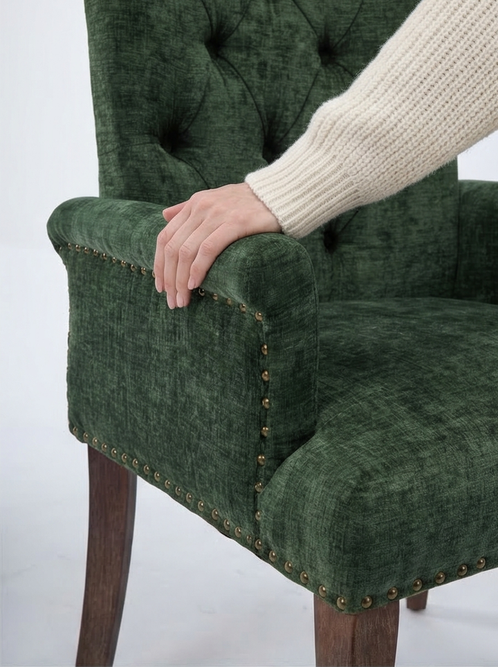 Capri Minimal Upholstered Mediterranean Contemporary Accent Chairs - Mediterranean Italian Contemporary Home Decor Furniture