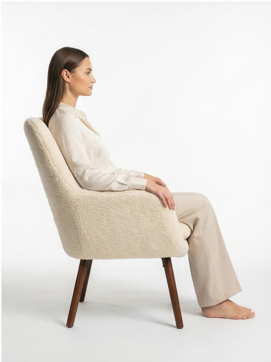 Porto Romano Italian Contemporary Accent Chair - Mediterranean Italian Contemporary Home Decor Furniture