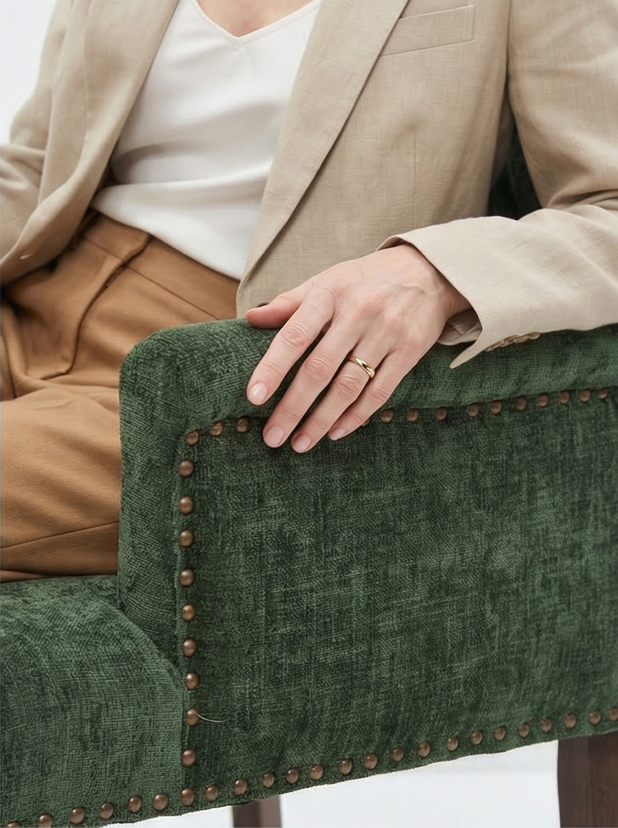 Capri Minimal Upholstered Mediterranean Contemporary Accent Chairs - Mediterranean Italian Contemporary Home Decor Furniture