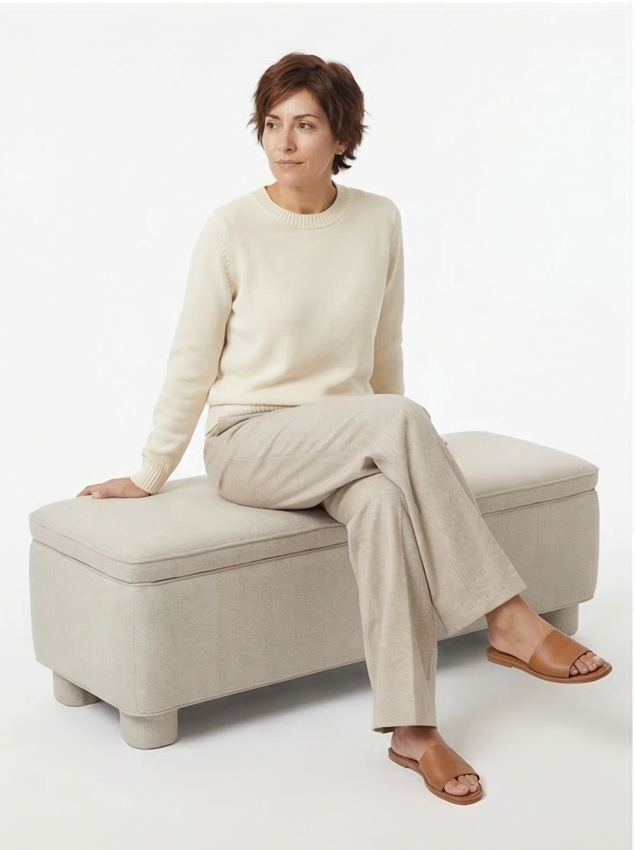 Buy farmhouse furniture The Willow Modern Farmhouse Storage Bench - Modern Cottage Farmhouse Furniture