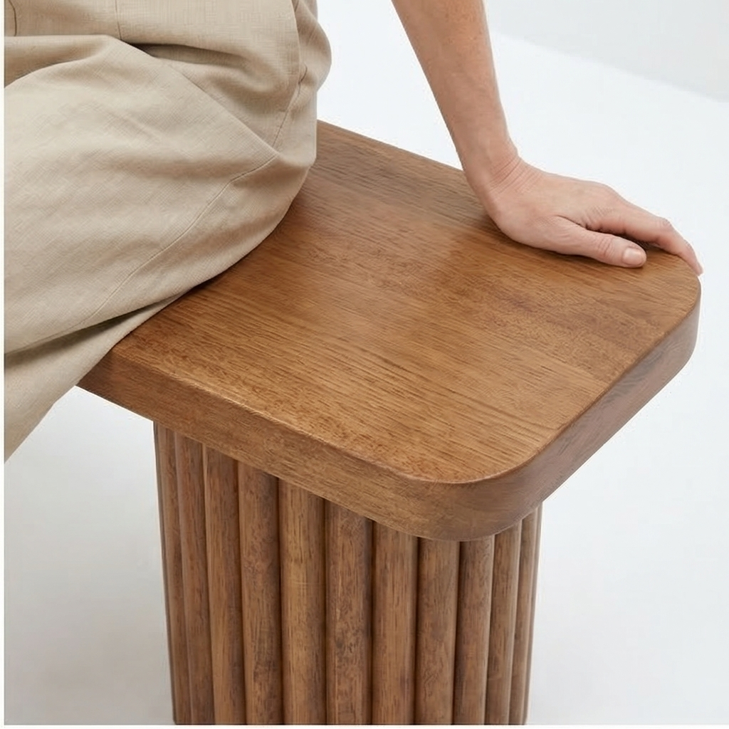 La Riviera Modern Mediterranean Farmhouse Foyer Bench - Mediterranean Italian Contemporary Home Decor Furniture