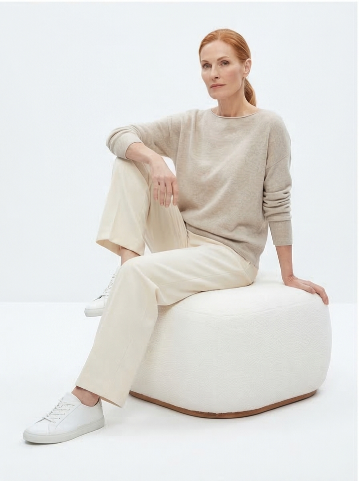 Azua Modern Luxury Ottoman - Mediterranean Italian Contemporary Home Decor Furniture